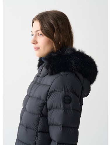 2239 99 GIUBBINO DONNA COLMAR CAPPUCCIO PELLICCIA PIUMINO OPACO GIUBBOTTO GIACCA
