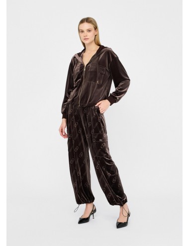 TF5111 M9768 PANTALONE DOPNNA LIU JO IN CINIGLIA JOGGING PANTALONI SPORTIVI NEW