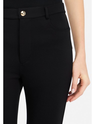 TF5129 PANTALONE DONNA LIU JO BETTER PANTALONI STRETTI DONNA SLIM COLORE NERO
