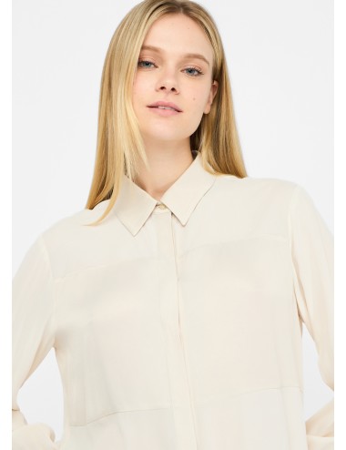 MF5106 CAMICIA DONNA LIU JO IN CREPE DE CHINE MANICA LUNGA COLLETTO SHIRT WOMAN