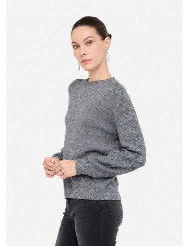 MF5483 04485 MAGLIA DONNA LIU CON MICRO PAILLETTES MAGLIONCINO WOMAN GIROCOLLO