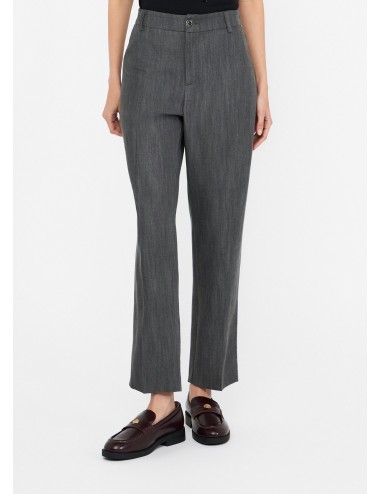 UF5143 PANTALONE DONNA LIU JO STRAIGHT DENIM GRIGIO PANTALONI WOMAN LARGHI NEW