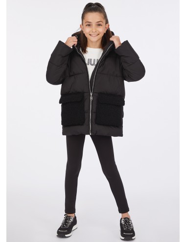 GF5016 GIUBBINO LIU JO BAMBINA CAPPOTTO NYLON TRAPUNTATO TEDDY GIUBBOTTO KIDS