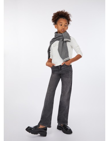 GF5108 M9870 T SHIRT BAMBINA LIU JO MANICA LUNGA MAGLIETTA LOGO RICAMI GIOIELLO