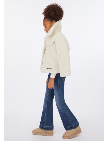 GF5120 78368 JEANS LIU JO BAMBINA COLORE DENIM PATALONE ZAMPA PANTALONI KIDS