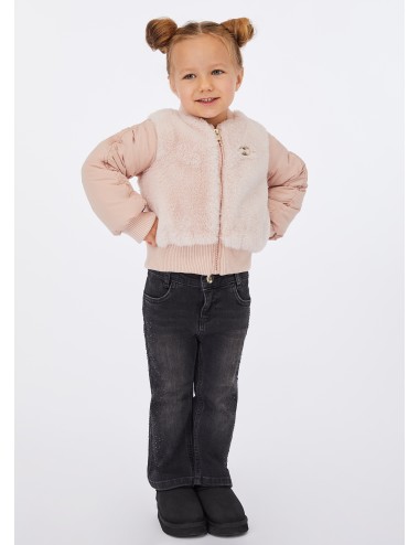 KF5035 PANTALONE DENIM NERO LIU JO BAMBINA JEANS STRASS PANTALONI BAMBINA GIRL