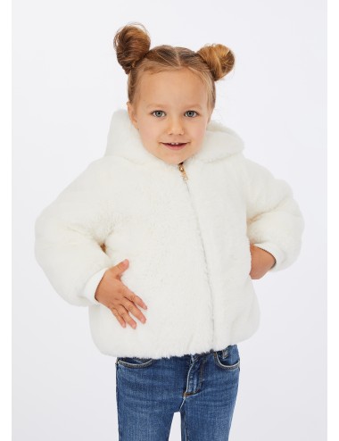 KF5058 GIACCONE IN TEDDY LIU JO BAMBINA GIUBBOTTO ECO PELLICCIA BIANCO GIUBBINO
