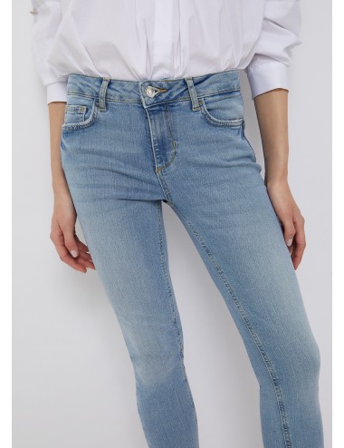 UA2230 DS004 78263 JEANS ZAMPA LIU JO DONNA DENIM PANTALONI PUBBLIC