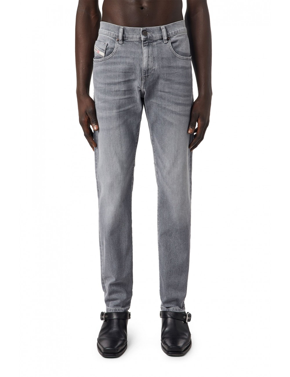 D STRUKT 0GDAP JEANS UOMO DIESEL PANTALONE PANTALONI DENIM MAN GRIG