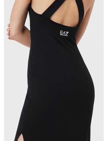 3LTA55 ABITO EA7 EMPORIO ARMANI DONNA VESTITO VESTITINO LUNGO COTON